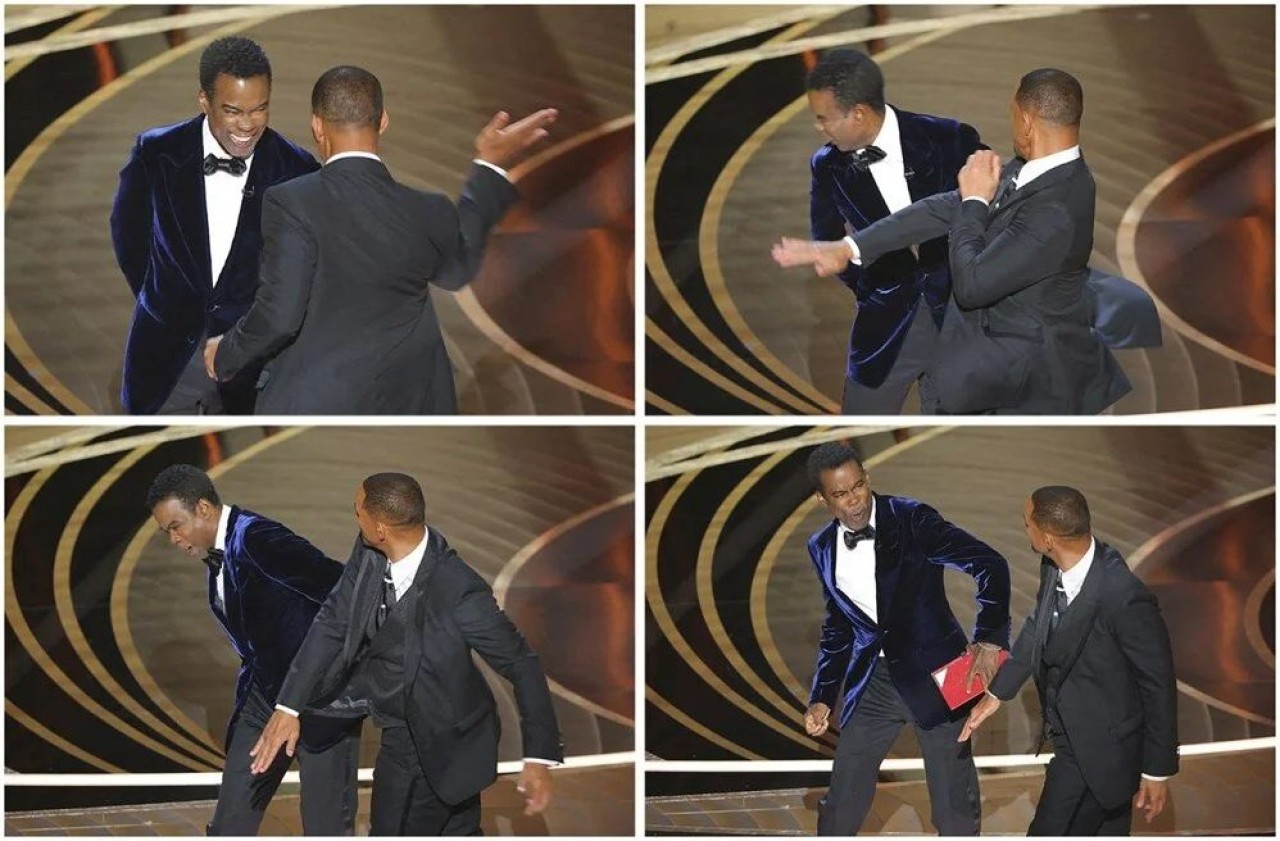 Oscar'da olaylı gece: Will Smith,  sunucu Chris Rock'a tokat attı - VİDEO