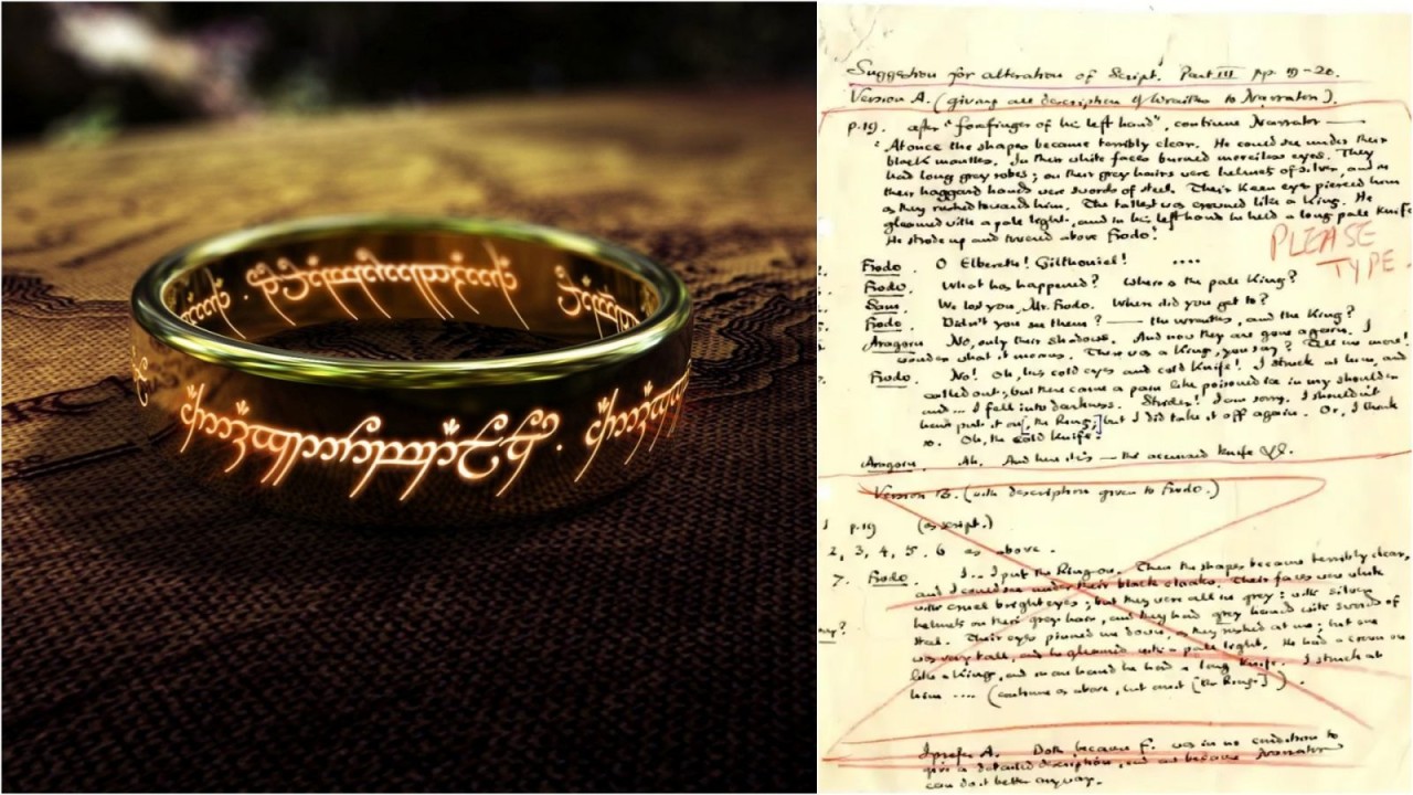 Yüzüklerin Efendisi'nin kayıp senaryoları bulundu! 1950'lerden beri kayıptı...