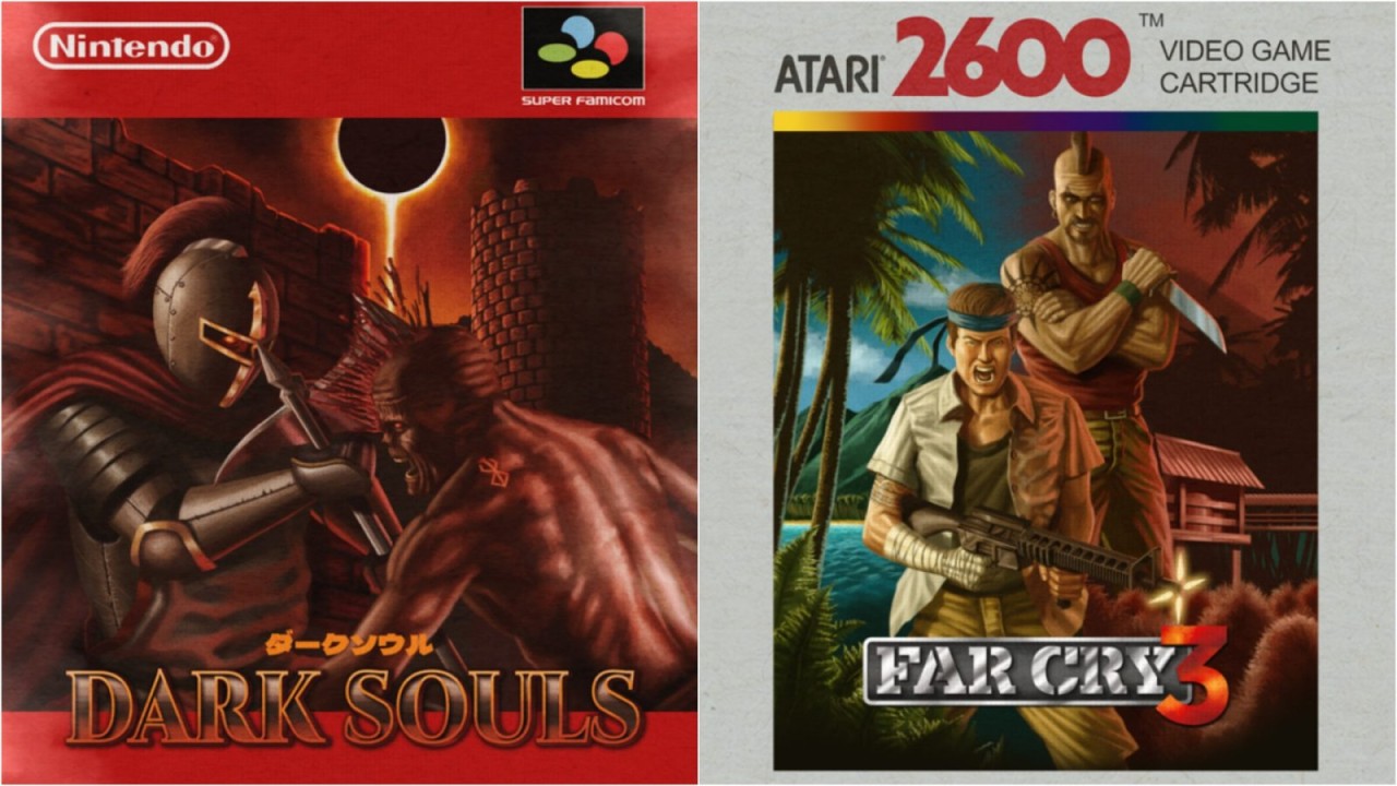 Günümüz oyunları yıllar önce çıksaydı kapak tasarımları nasıl olurdu?