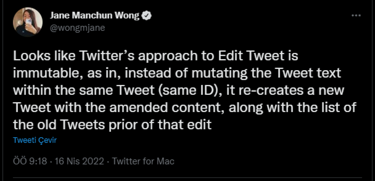 Tweet düzenleme özelliği ile ilgili en büyük endişe çözülüyor!