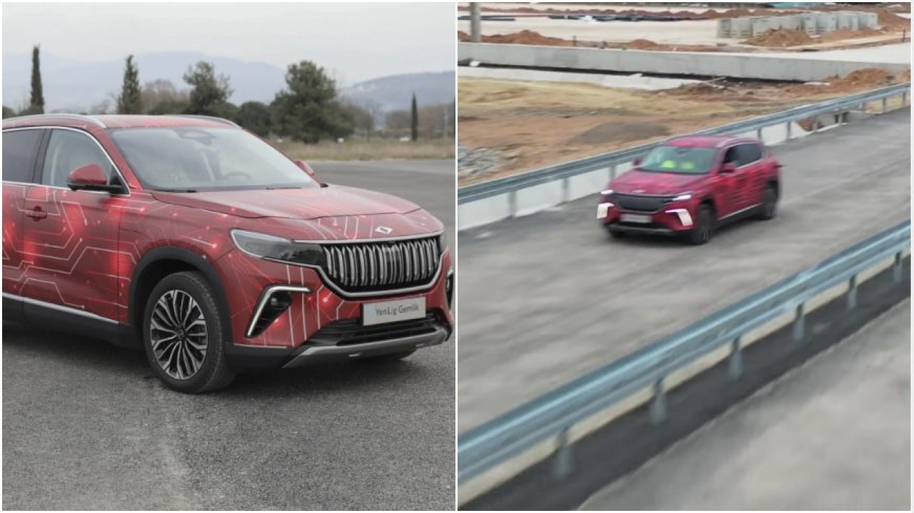 TOGG,  Gemlik’te piste çıktı - VİDEO