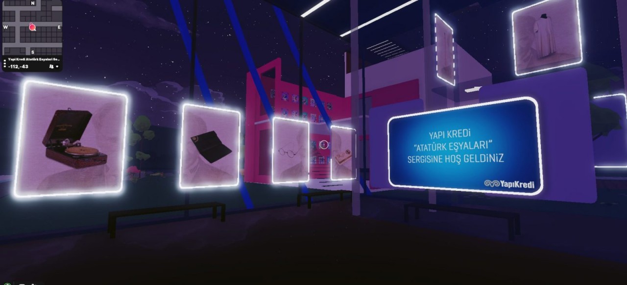 Atatürk'ün kişisel eşyaları metaverse'te sergilenmeye başlandı! Siz de gezebilirsiniz...