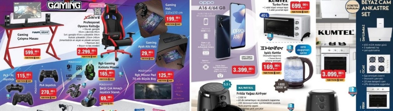 3 Haziran BİM Aktüel teknoloji ürünleri: XDrive oyuncu koltuğu ve daha fazlası