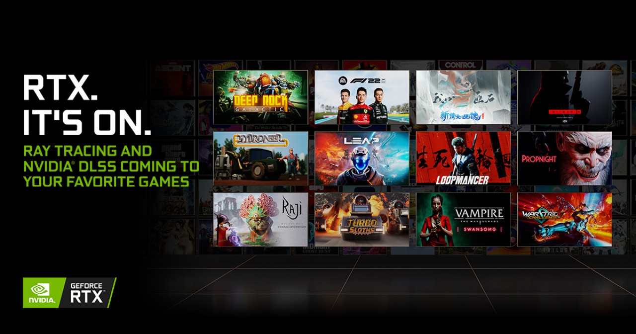 NVIDIA’dan 12 oyuna daha DLSS desteği! F1 22,  Hitman 3 ve daha fazlası…