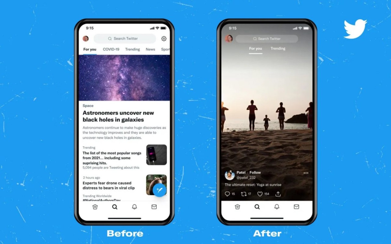 Twitter'ın yeni TikTok benzeri tasarımı! Twitter 'Keşfet' değişiyor