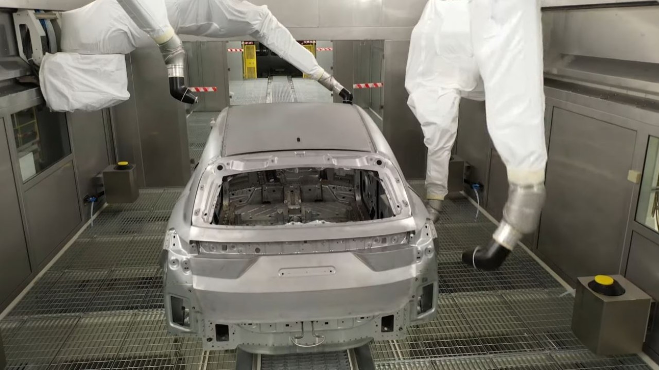 Togg Gemlik fabrikasında boya provaları başladı - VİDEO