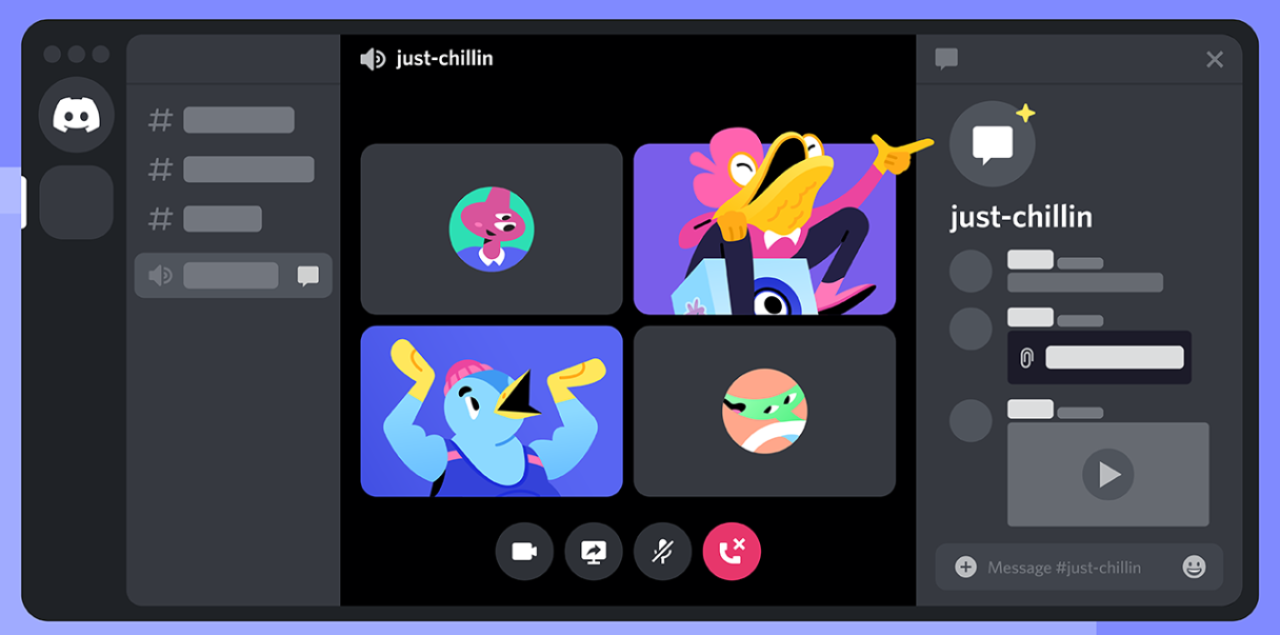 Discord sesli sohbet kanallarına metin sohbet özelliği eklendi!
