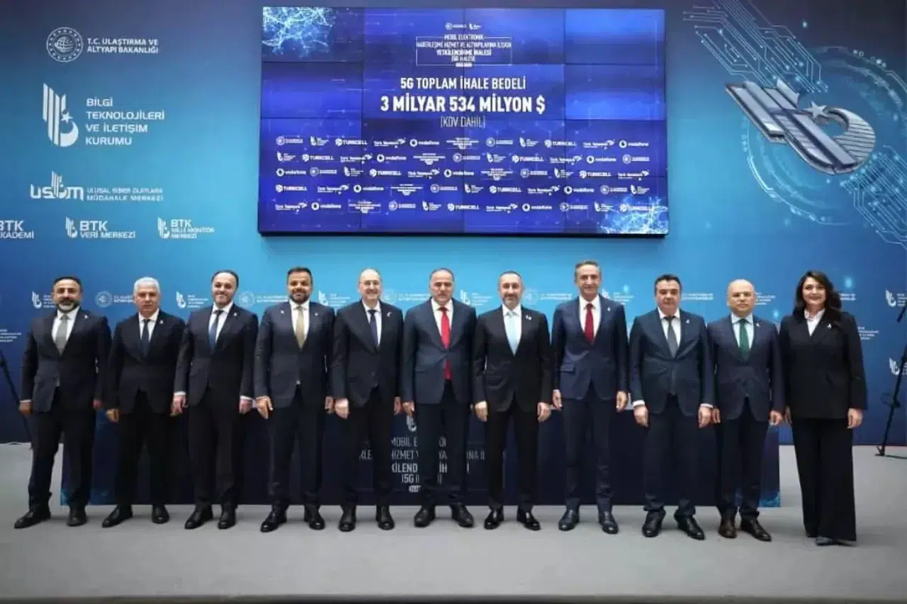 Türkiye'nin 5G İhalesi Tamamlandı