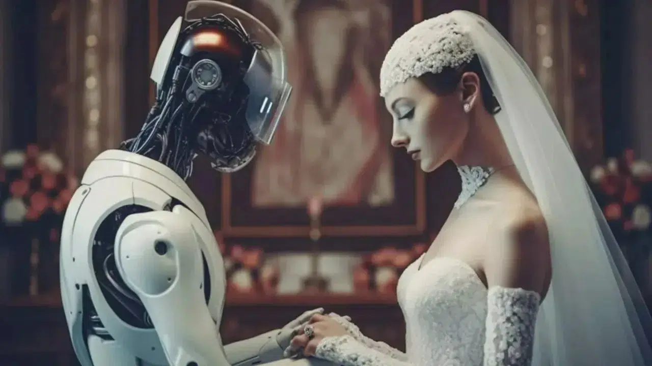 İnsanlık için sıra dışı zamanlar: Bir kadın, yapay zeka damatla evlendi
