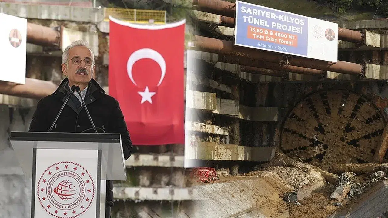 Sarıyer-Kilyos Tüneli'nde Kritik Eşik Aşıldı: İstanbul'da 35 Dakikalık Yol 5 Dakikaya İniyor