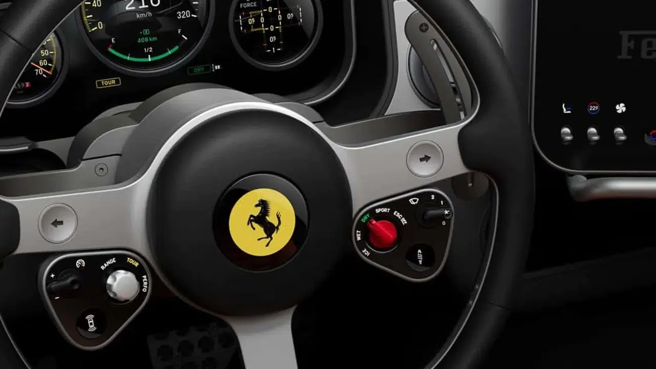 Ferrari, İlk Elektrikli Modelinin Adını Açıkladı ve İç Mekanını Tanıttı