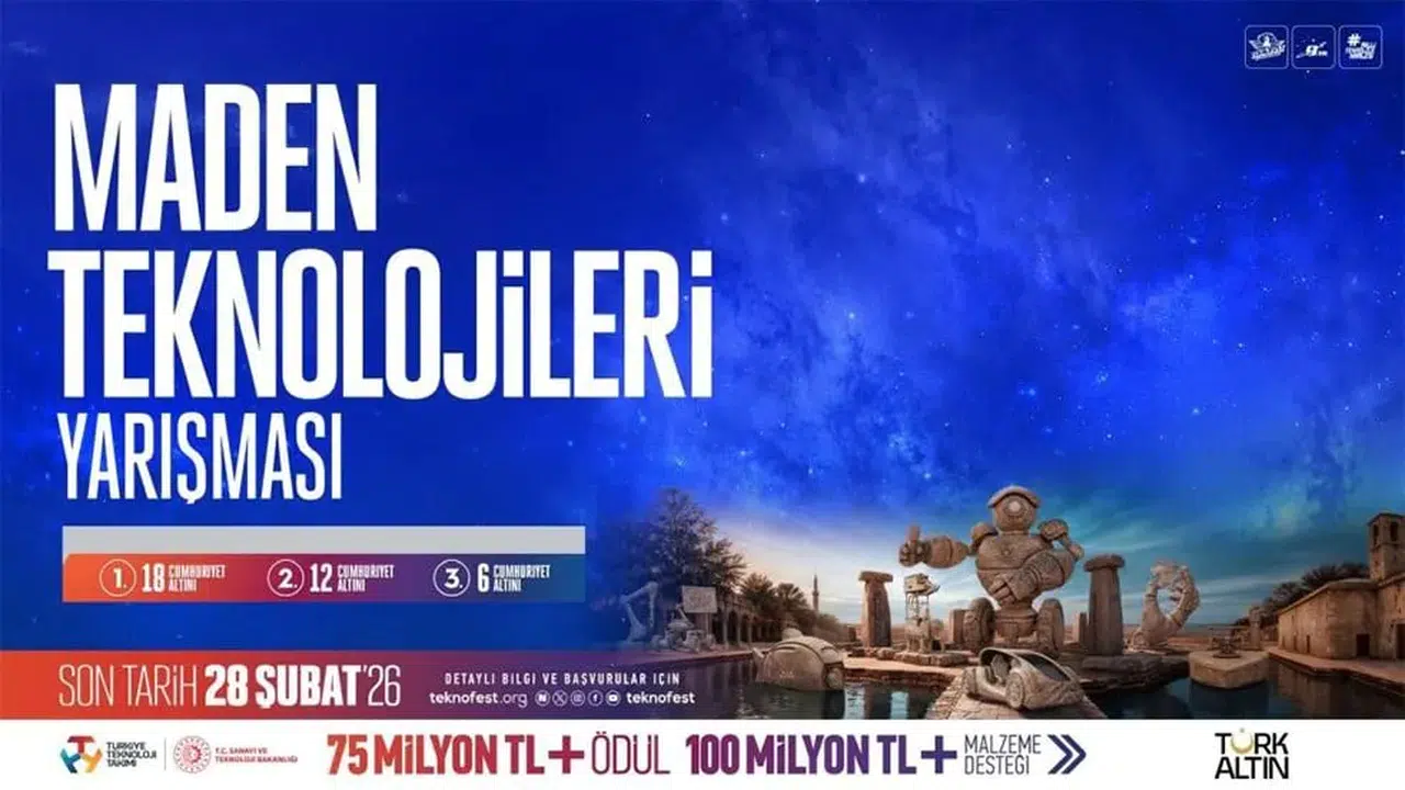 Madencilik sektöründe dijital dönüşüm: maden teknolojileri yarışması TEKNOFEST 2026'da başlıyor