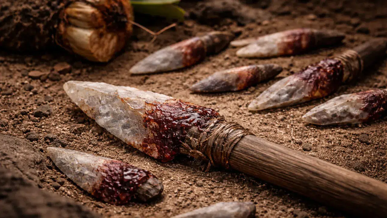 60 Bin Yıllık Ok Uçlarında Bulunan Bitki Zehri, Erken İnsanların Av Stratejilerini Nasıl Şekillendirdi?