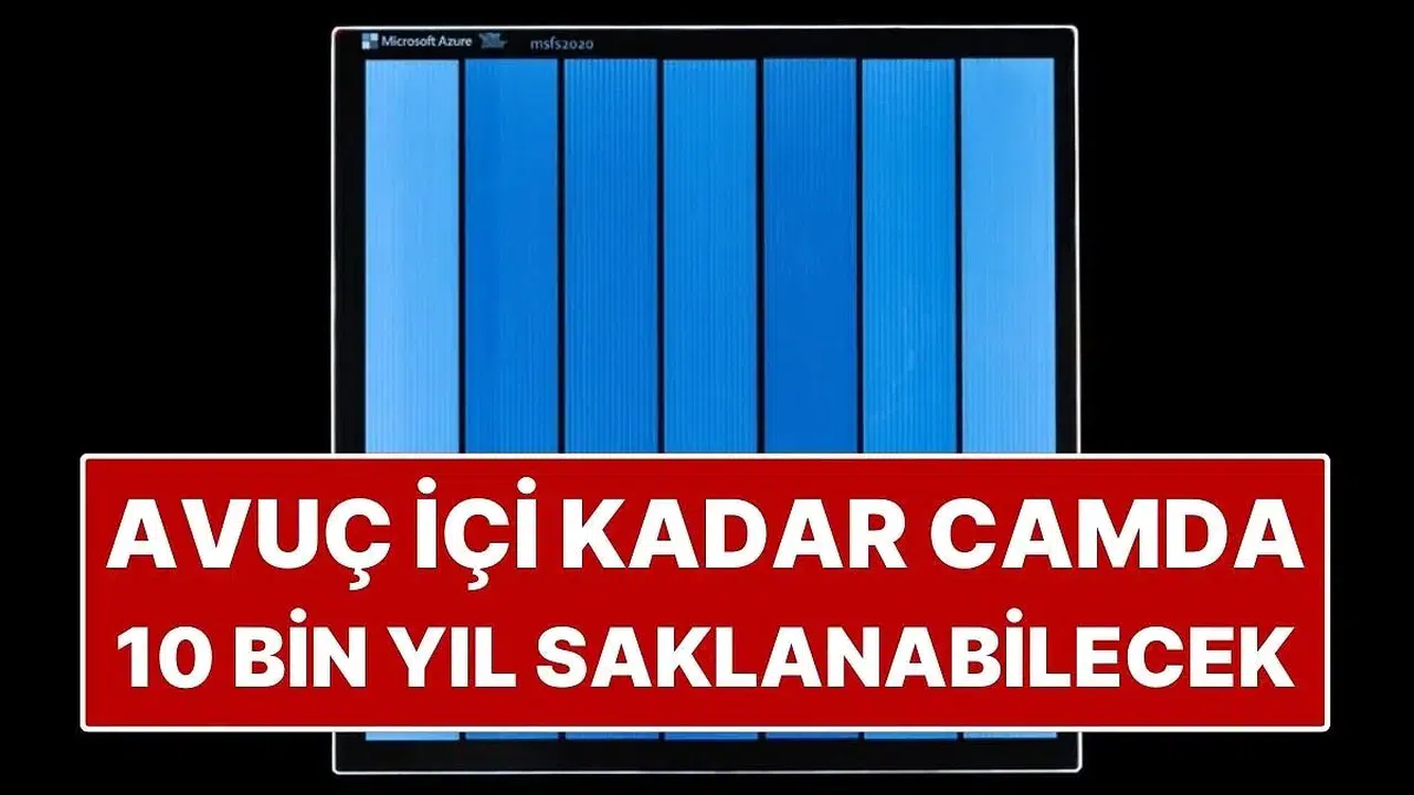 Veriler Avuç İçi Kadar Cam Parçasında 10 Bin Yıl Nasıl Saklanabilir?