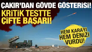 ÇAKIR füzesi karadan denize tam isabet: Yeni nesil seyir füzesi testlerde göz doldurdu