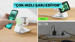 Belkin UltraCharge 3’ü 1 Arada Şarj Standı indirimde