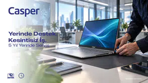 Casper'dan iş dünyasına özel 5 yıllık yerinde teknik destek çözümü