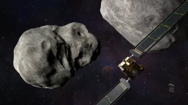NASA'nın vurduğu asteroit,  yörüngesini değiştirdi!
