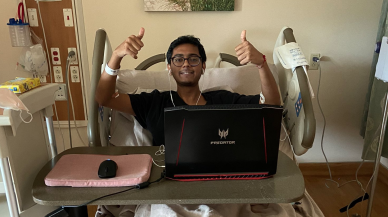 Hasta yatağından Valorant turnuvasına katıldı: Takımına maçı kazandırdı