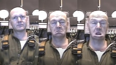 9G kuvvetine maruz kalmanın nasıl bir şey olduğunu gösteren şok edici video