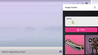 Microsoft,  Edge tarayıcısına yapay zeka görüntü oluşturucusu getiriyor