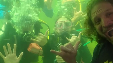 Su altında yaşama rekoru kırmak isteyen bilim insanı yeni türler keşfetti!