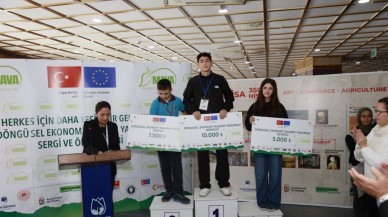 Yunusemre’de Döngüsel Ekonomi’nin Şampiyonları ödüllerini aldı