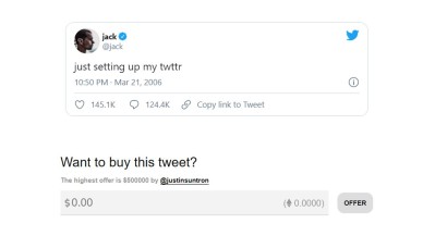 Twitter CEO’sunun attığı ilk tweet 2, 5 milyon dolara satıldı!
