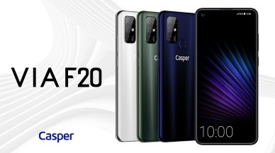 Casper'ın yerli ve milli telefonu VIA F20 piyasaya çıktı!