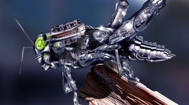 Bilim insanları ölü bir çekirge ile robota duyma yetisi kazandırdı!