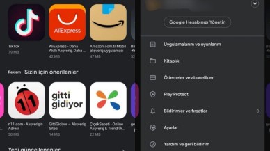 Google Play Store yenilenen tasarımıyla kullanıma sunuldu