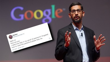 Gmail şifresini unutan kullanıcı çözümü Google CEO'sunda aradı!