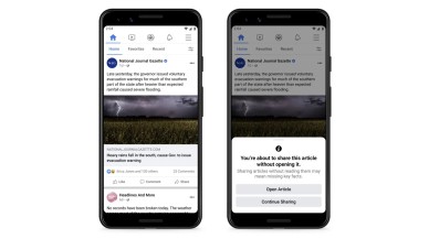 Facebook yeni özelliğini test ediyor: Paylaşmadan önce oku