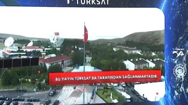 İşte Türksat 5A uydusundan ilk canlı yayın görüntüleri!