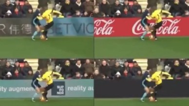 Aynı maç,  4 farklı kanal,  4 farklı reklam! O görüntü viral oldu...