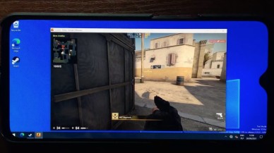 Android telefona Windows 11 kurup CS:GO oynadılar