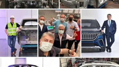 TOGG,  fabrikada gerçekleştirilen ilk montaj görüntülerini paylaştı