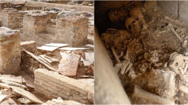 Haydarpaşa Garı'nın altından tarih fışkırdı: Askeri sığınak ve toplu mezardan görüntüler...