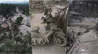 Endonezya'da Semeru Yanardağı yeniden patladı! İşte o görüntüler...