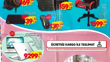 19 Ocak Çarşamba ŞOK aktüel teknoloji ürünleri! Rampage oyuncu ekipmanları ve HP laptop geliyor!
