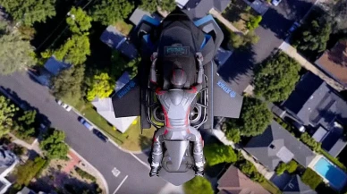 Bilim kurgu filmleri gerçek oldu: Uçan motosiklet geliştirildi