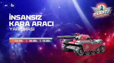 TEKNOFEST'te İnsansız Kara Aracı Yarışması Finali Başladı