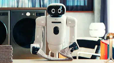 LG'nin Yeni Yapay Zeka Destekli Ev Robotu CLOiD Tanıtıldı