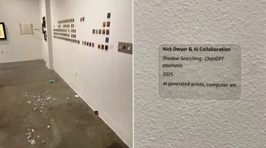 ABD'de İlginç Protesto: Yapay Zeka Eserini Yedi, Tutuklandı