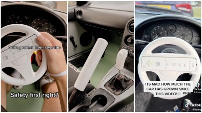 Mazda Miata otomobilini Nintendo Wiiata’ya dönüştüdü - VİDEO