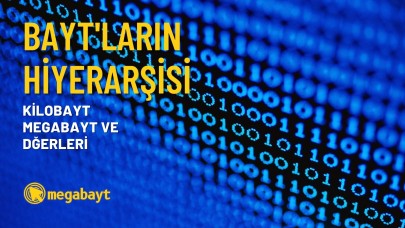 Megabayt nasıl sıralanır? Bayt ölçü birimlerinin sıralaması! Bit ile bayt farkı