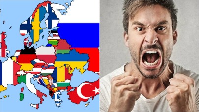 Şaşırdık mı? Avrupa'nın en sinirli ülkeleri belli oldu: Zirvede Türkiye var...