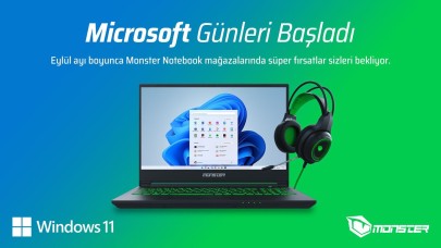 Monster Notebook’ta “Microsoft Günleri” çeşitli avantajlar ve ödüllü buluşmalarla başladı!