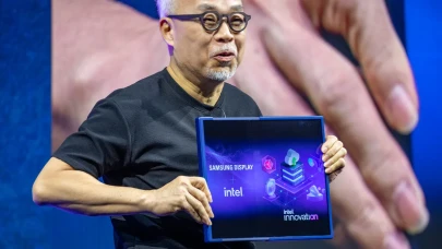 Karşınızda dünyanın ilk 'kaydırılabilir' bilgisayarı! Intel ve Samsung iş birliği