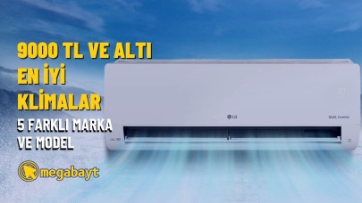 9000 TL altı uygun fiyatlı ve kaliteli 5 klima